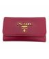 PRADA（プラダ）の古着「6連キーケース」｜ショッキングピンク