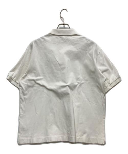 LACOSTE（ラコステ）LACOSTE (ラコステ) BEAMS (ビームス) 半袖カットソー ホワイト サイズ:Mの古着・服飾アイテム