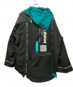FAVORITEフェイバリット）の古着「マウンテンパーカー」｜ブラック×グリーン