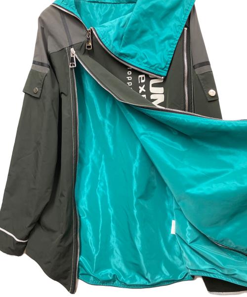 FAVORITE（フェイバリット）FAVORITE (フェイバリット) マウンテンパーカー ブラック×グリーン サイズ:FREEの古着・服飾アイテム