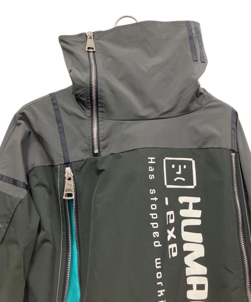FAVORITE（フェイバリット）FAVORITE (フェイバリット) マウンテンパーカー ブラック×グリーン サイズ:FREEの古着・服飾アイテム
