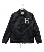 HUFハフ）の古着「コーチジャケット」｜ブラック