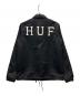 HUF (ハフ) コーチジャケット ブラック サイズ:S：6000円