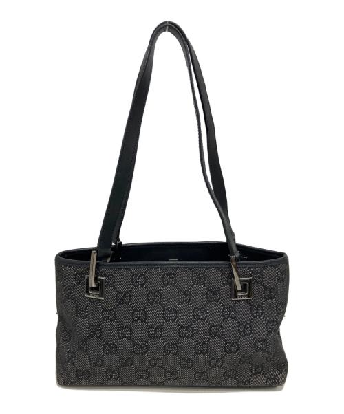 GUCCI（グッチ）GUCCI (グッチ) ggキャンバストートバッグ 	36172 ブラックの古着・服飾アイテム