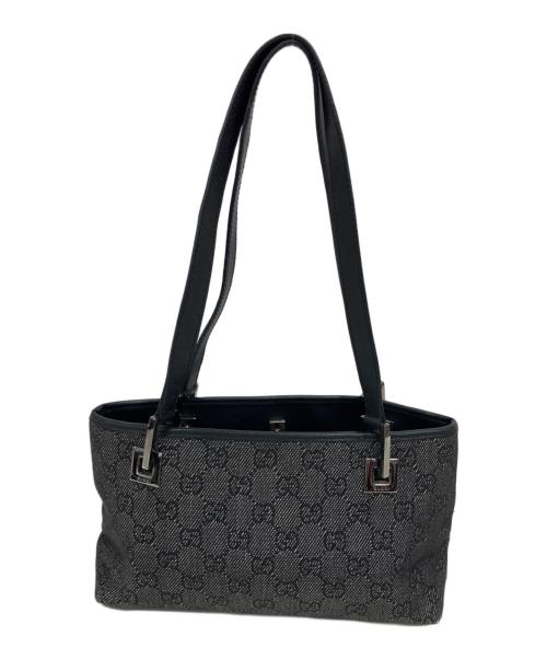 GUCCI（グッチ）GUCCI (グッチ) ggキャンバストートバッグ 	36172 ブラックの古着・服飾アイテム
