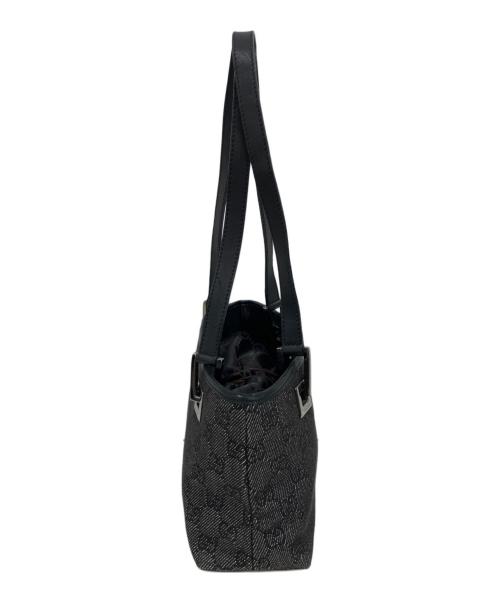 GUCCI（グッチ）GUCCI (グッチ) ggキャンバストートバッグ 	36172 ブラックの古着・服飾アイテム