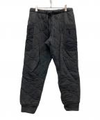 GRIP SWANYグリップスワニー）の古着「Quilt Gear Pants 3.0」｜ブラック