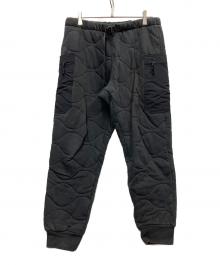GRIP SWANY（グリップスワニー）の古着「Quilt Gear Pants 3.0」｜ブラック
