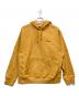 CarHartt（カーハート）の古着「HOODED AMERICAN SCRIPT SWEAT」｜マスタード