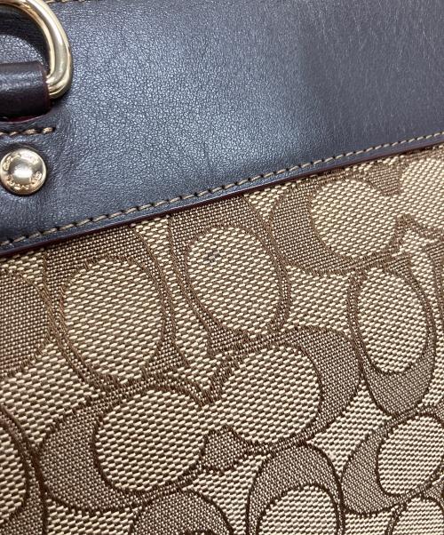 COACH（コーチ）COACH (コーチ) キャンバストートバッグ ブラウンの古着・服飾アイテム