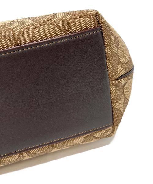 COACH（コーチ）COACH (コーチ) キャンバストートバッグ ブラウンの古着・服飾アイテム