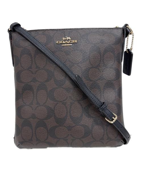 COACH（コーチ）COACH (コーチ) シグネチャー ショルダーバッグ  F35940 ブラウンの古着・服飾アイテム