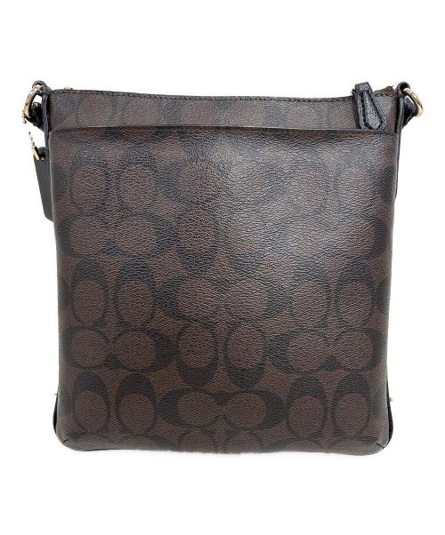 COACH（コーチ）COACH (コーチ) シグネチャー ショルダーバッグ  F35940 ブラウンの古着・服飾アイテム