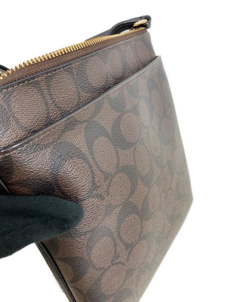 COACH（コーチ）COACH (コーチ) シグネチャー ショルダーバッグ  F35940 ブラウンの古着・服飾アイテム