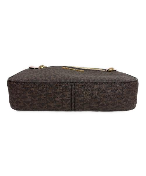 MICHAEL KORS（マイケル・コース）MICHAEL KORS (マイケル・コース) ショルダーバッグ 35S1GTTC9B ブラウン×ピンクの古着・服飾アイテム