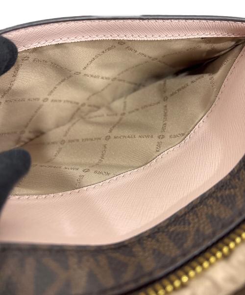 MICHAEL KORS（マイケル・コース）MICHAEL KORS (マイケル・コース) ショルダーバッグ 35S1GTTC9B ブラウン×ピンクの古着・服飾アイテム