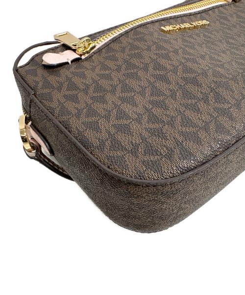 MICHAEL KORS（マイケル・コース）MICHAEL KORS (マイケル・コース) ショルダーバッグ 35S1GTTC9B ブラウン×ピンクの古着・服飾アイテム