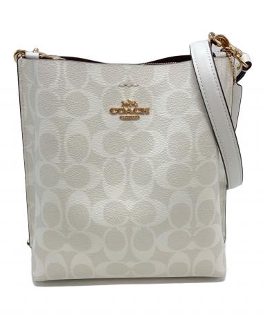 中古・古着通販】COACH (コーチ) 2WAYショルダーバッグ ホワイト 