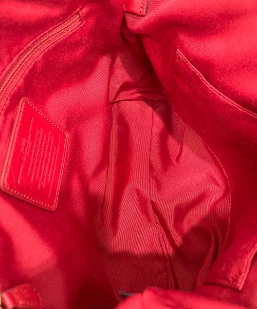 COACH（コーチ）COACH (コーチ) 2WAYショルダーバッグ　ツイスト ギャザード レザー スモール ケルシー サッチェル レッドの古着・服飾アイテム
