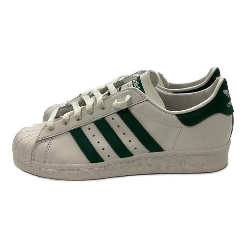 adidas（アディダス）adidas (アディダス) SUPERSTAR 82 ホワイト×グリーン サイズ:25.5の古着・服飾アイテム