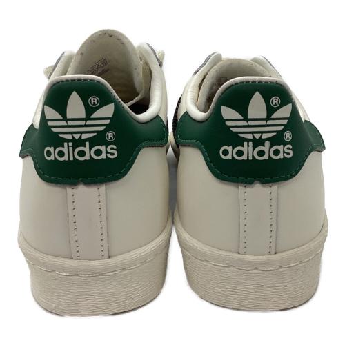 adidas（アディダス）adidas (アディダス) SUPERSTAR 82 ホワイト×グリーン サイズ:25.5の古着・服飾アイテム