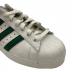 中古・古着 adidas (アディダス) SUPERSTAR 82 ホワイト×グリーン サイズ:25.5：7000円