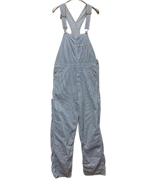 orSlow（オアスロウ）orSlow (オアスロウ) オーバーオール ホワイト×ブルー サイズ:Sの古着・服飾アイテム