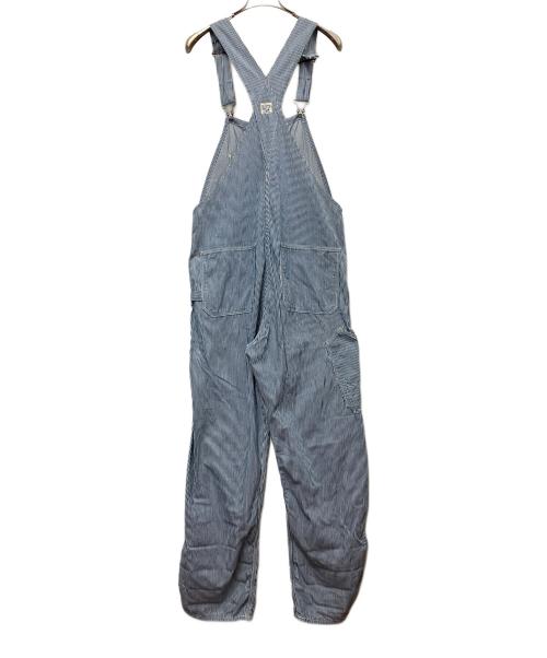 orSlow（オアスロウ）orSlow (オアスロウ) オーバーオール ホワイト×ブルー サイズ:Sの古着・服飾アイテム