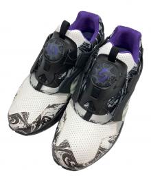 PUMA（プーマ）の古着「ディスク ブレイズスニーカー」｜ブラック×パープル