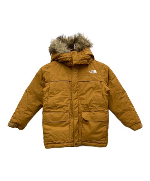 THE NORTH FACE（ザ ノース フェイス）THE NORTH FACE (ザ ノース フェイス) ファーフード付き マクマードジャケット オレンジ サイズ:１３０cmの古着・服飾アイテム