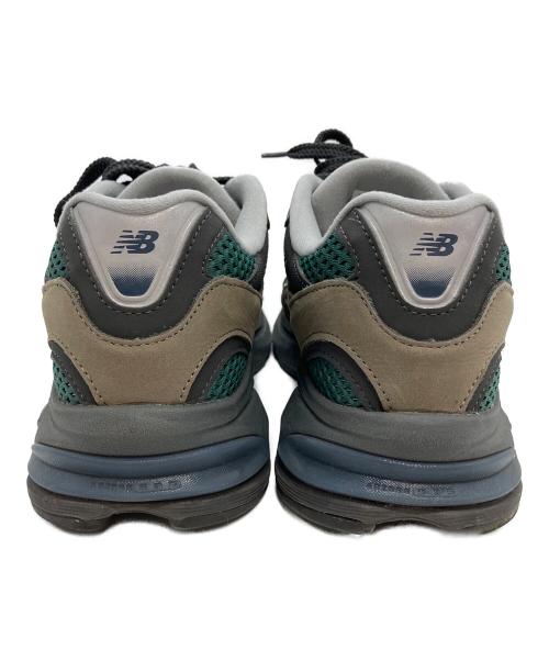 NEW BALANCE（ニューバランス）NEW BALANCE (ニューバランス) ローカットスニーカー グレー×グリーン サイズ:27の古着・服飾アイテム