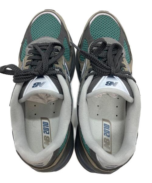 NEW BALANCE（ニューバランス）NEW BALANCE (ニューバランス) ローカットスニーカー グレー×グリーン サイズ:27の古着・服飾アイテム