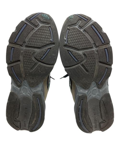 NEW BALANCE（ニューバランス）NEW BALANCE (ニューバランス) ローカットスニーカー グレー×グリーン サイズ:27の古着・服飾アイテム