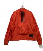 Y-3ワイスリー）の古着「Packable Half-Zip Shell Jacket」｜オレンジ