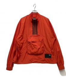 Y-3（ワイスリー）の古着「Packable Half-Zip Shell Jacket」｜オレンジ