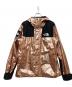 THE NORTH FACE（ザ ノース フェイス）の古着「METALLIC MOUNTAIN PARKA」｜ピンクゴールド×ブラック