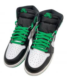 NIKE（ナイキ）の古着「ミッドカットスニーカー」｜ブラック×グリーン