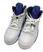 NIKEナイキ）の古着「Air Jordan 5 Retro Grape」｜ホワイト