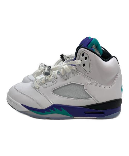 NIKE（ナイキ）NIKE (ナイキ) Air Jordan 5 Retro Grape ホワイト サイズ:27の古着・服飾アイテム