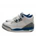 NIKE (ナイキ) Air Jordan 3 Retro ホワイト×ブルー サイズ:27：15000円