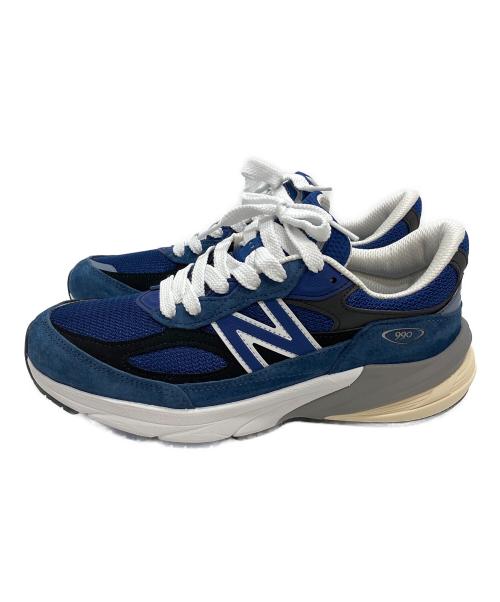 NEW BALANCE（ニューバランス）NEW BALANCE (ニューバランス) ローカットスニーカー ブルー×ホワイト サイズ:26.5の古着・服飾アイテム