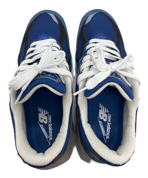 NEW BALANCE（ニューバランス）NEW BALANCE (ニューバランス) ローカットスニーカー ブルー×ホワイト サイズ:26.5の古着・服飾アイテム