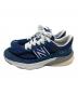 NEW BALANCE (ニューバランス) ローカットスニーカー ブルー×ホワイト サイズ:26.5：20000円