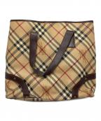 BURBERRYバーバリー）の古着「ハンドバッグ」｜ベージュ