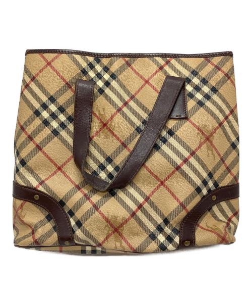 BURBERRY（バーバリー）BURBERRY (バーバリー) ハンドバッグ ベージュの古着・服飾アイテム