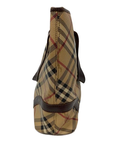 BURBERRY（バーバリー）BURBERRY (バーバリー) ハンドバッグ ベージュの古着・服飾アイテム