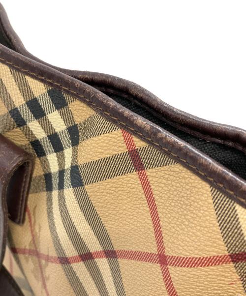 BURBERRY（バーバリー）BURBERRY (バーバリー) ハンドバッグ ベージュの古着・服飾アイテム