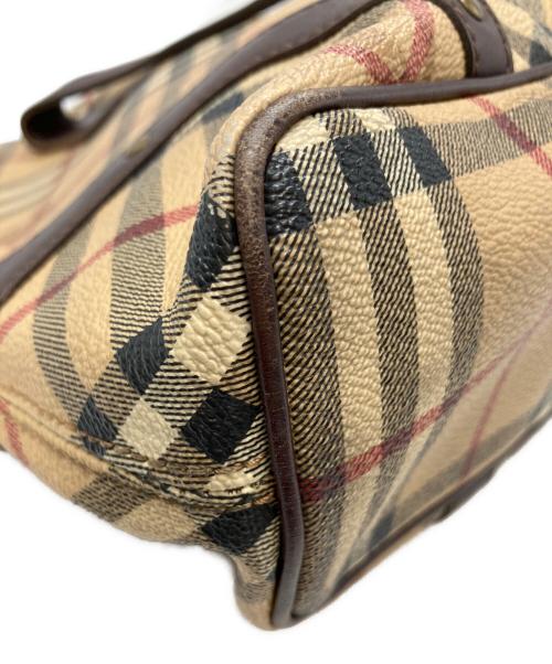 BURBERRY（バーバリー）BURBERRY (バーバリー) ハンドバッグ ベージュの古着・服飾アイテム