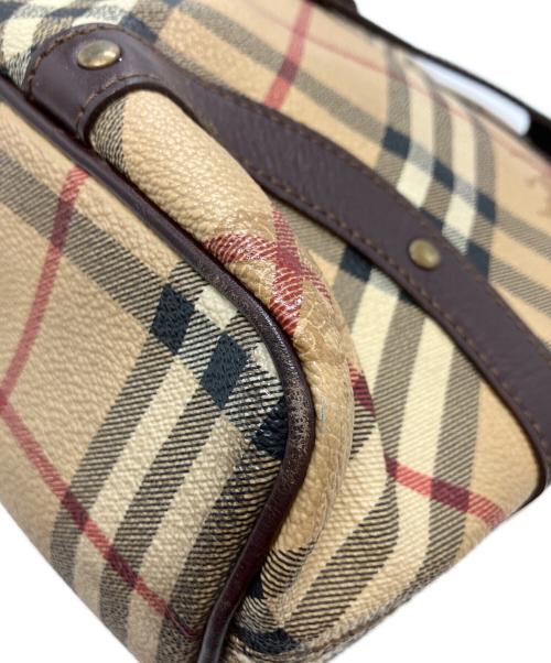 BURBERRY（バーバリー）BURBERRY (バーバリー) ハンドバッグ ベージュの古着・服飾アイテム