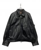 JACKROSE×skookumジャックローズ×スクーカム）の古着「レザージャケット」｜ブラック